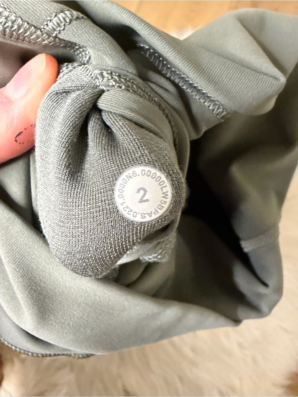 lululemon athletica High-Rise Wunder Train 25 inch Leggings in Sage Green Size 2 - Picture 3 of 5